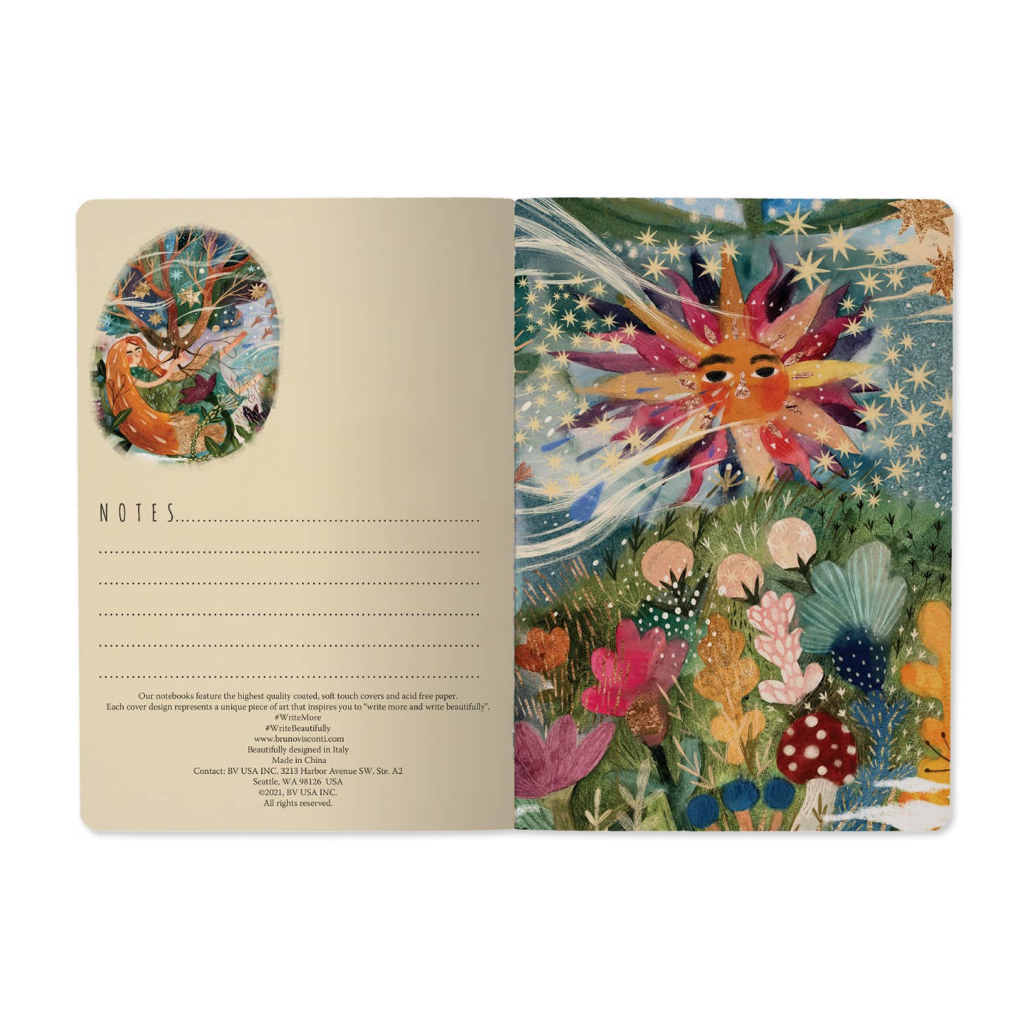 BV by Bruno Visconti - Wholesale Notebook - Electric Fantasy Notebook3