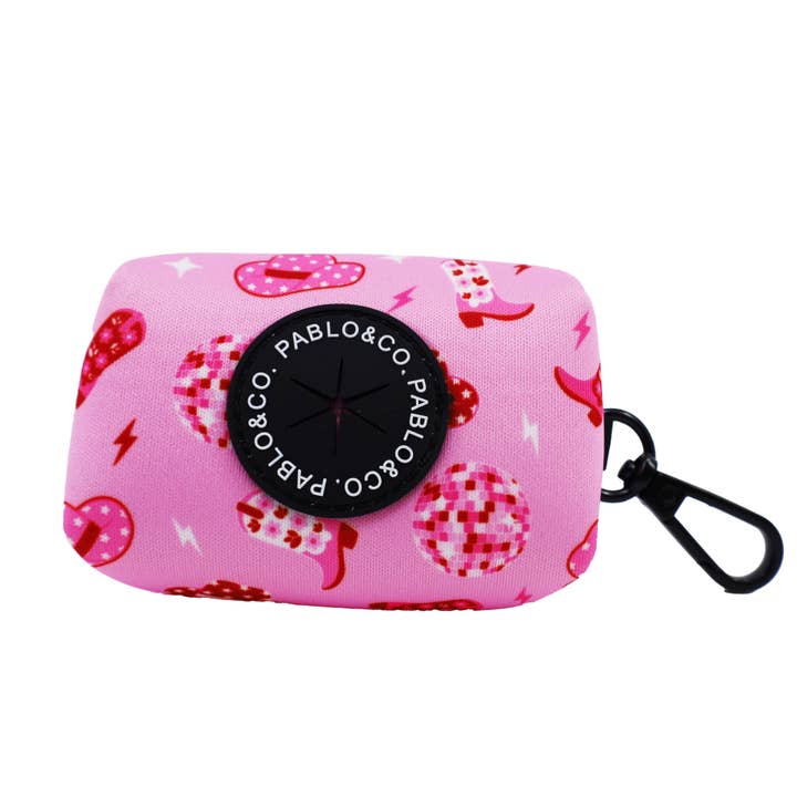 Pablo & Co. Boutique - Wholesale Pet Poop Bag Dispenser - Disco Cowgirl - Dog Poop Bag Holder