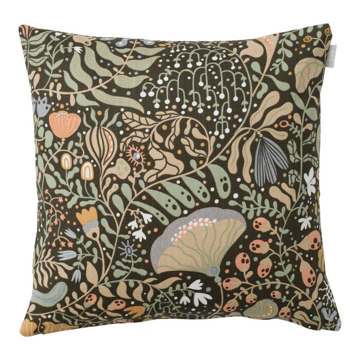 Spira of Sweden – wholesale Prydnadskuddfodral – MYLLRA 50 Kuddfodral 50x50 cm - Brun