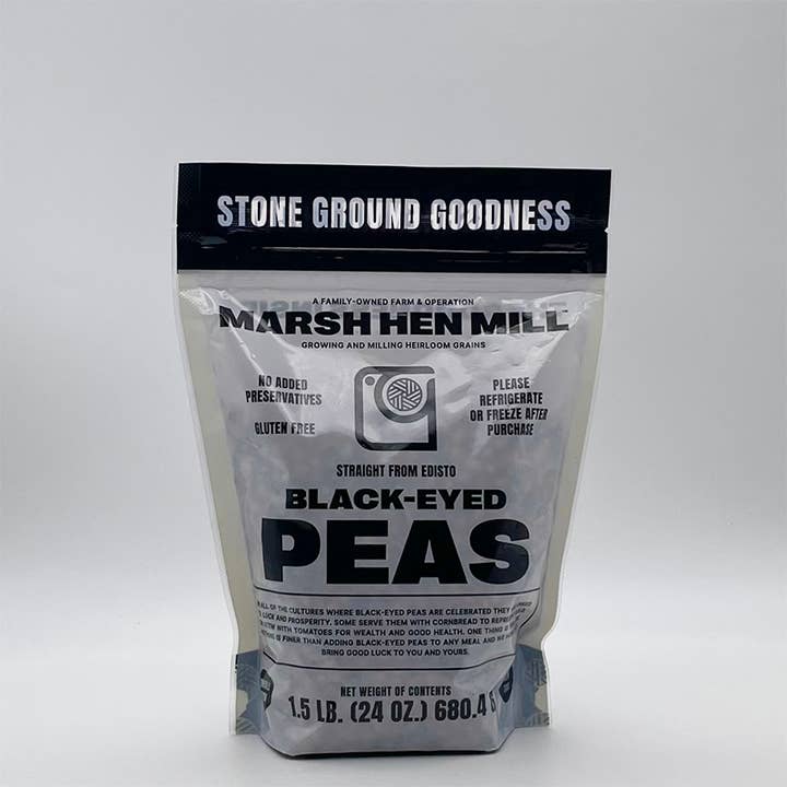 Marsh Hen Mill - Wholesale Beans - Black-Eyed Peas 1.5 lb (12 Pack Case)1