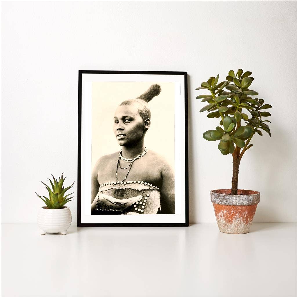 Found Image Press – wholesale Konsttryck – Konsttryck MF-691 Zulu Skönhet1