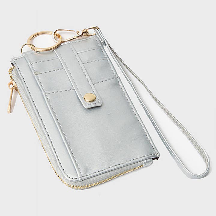 Sensibling Corp. - Wholesale Wristlet - Faux Leather Basket Weave Flat Card Holder Wallet Wristlet31