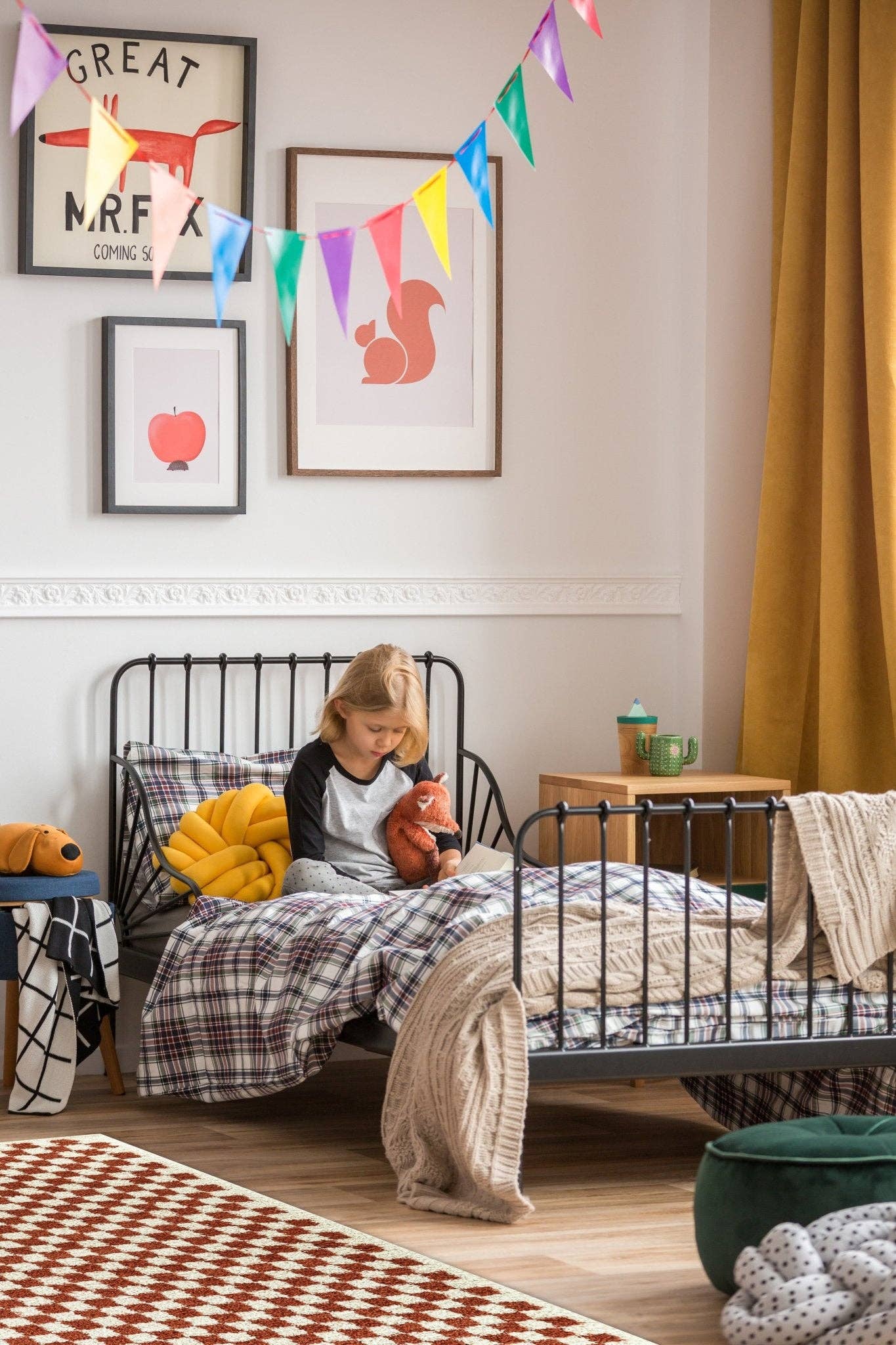 AFK Living - Vendita all'ingrosso Tappeto - Tappeto a motivo a scacchi CHECKERS morbido e confortevole a pelo alto2