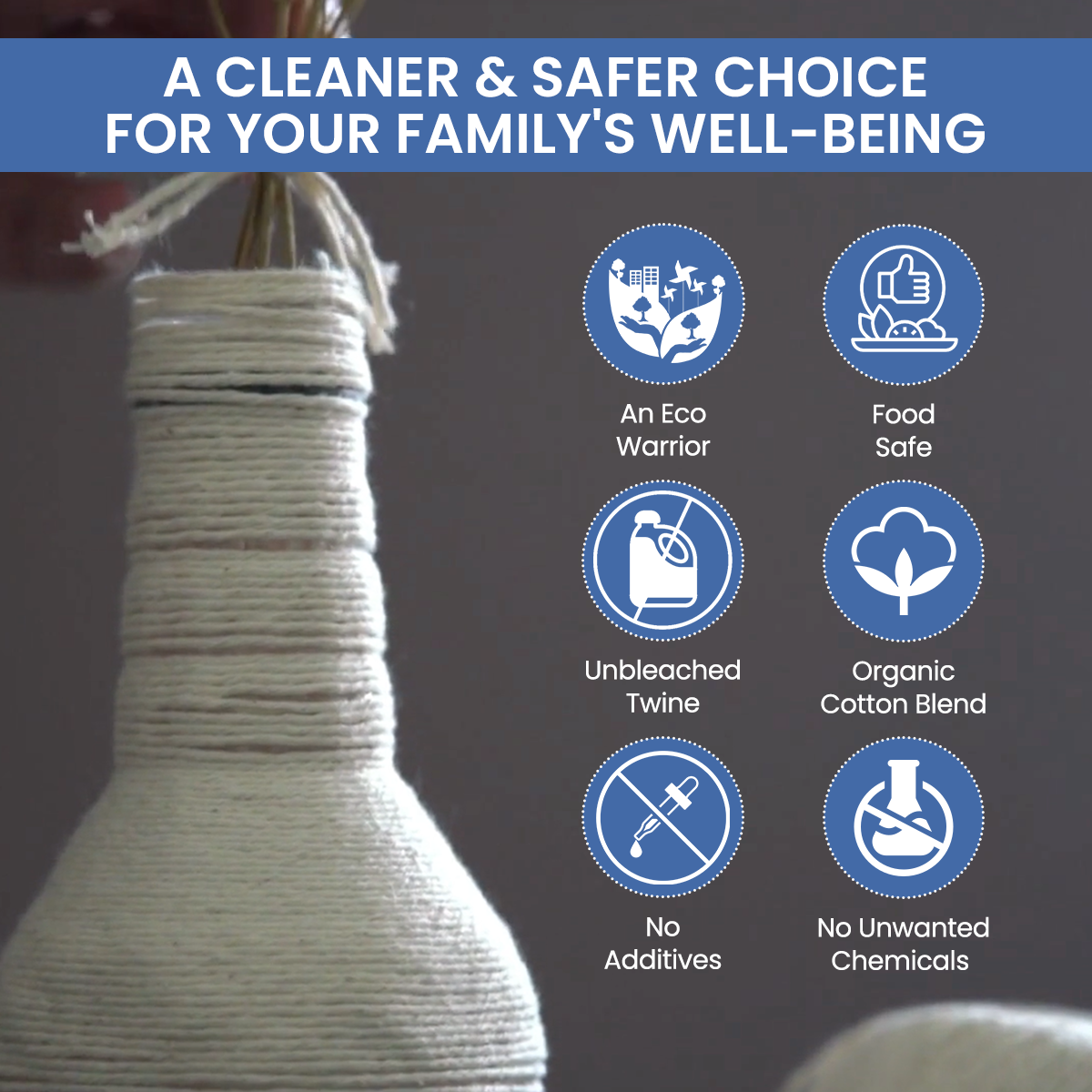 LITO Linen and Towel - Wholesale Twine - Organic Cotton Kitchen/Butcher's Twine 15 PLY 500 Feet6