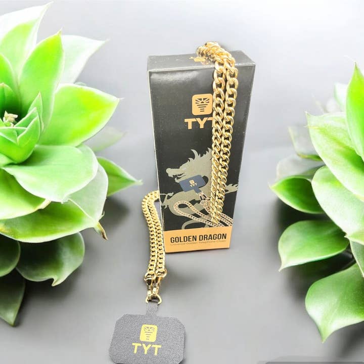 TinyTin - Wholesale Phonecase Strap - TYT – “Golden Dragon” Phone Lanyard – Premium Universal Phon4
