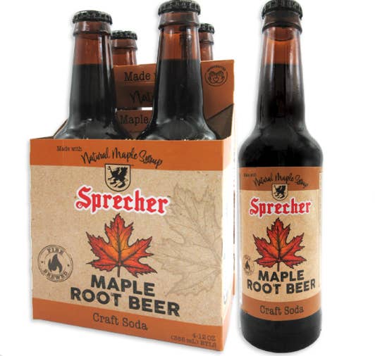 Giniverse108 - Wholesale Soda/Carbonated Drink - SPRECHER - MAPLE ROOT BEER (6/4PK)