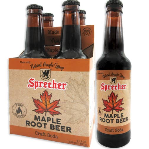 Giniverse108 - Wholesale Soda/Carbonated Drink - SPRECHER - MAPLE ROOT BEER (6/4PK)0