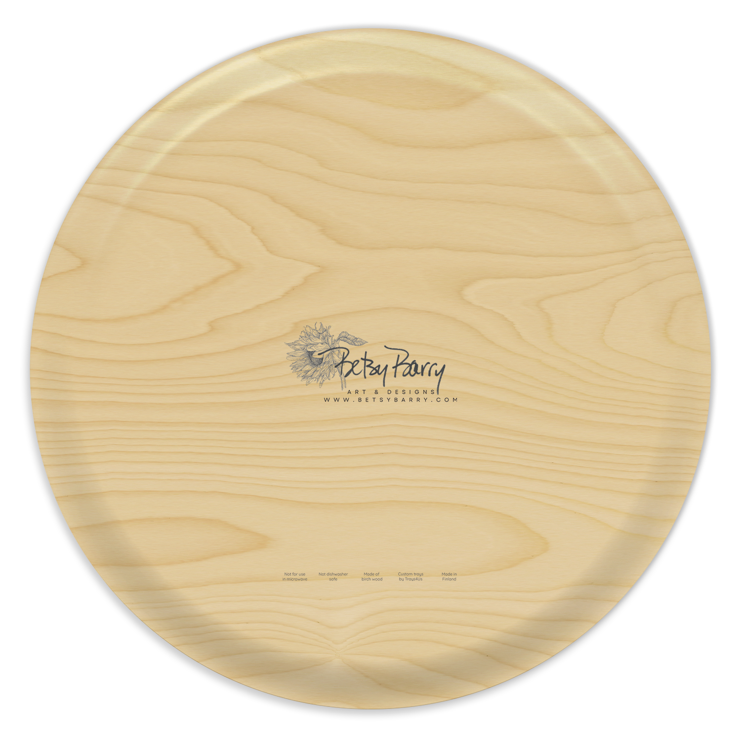 Trays4Us - Wholesale Serving Tray - Cheese  Birchwood Serving Tray by Betsy Barry1