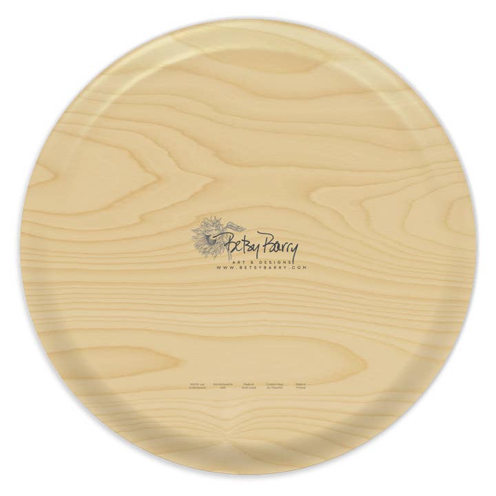 Trays4Us - Wholesale Serving Tray - Cheese Birchwood Serving Tray by Betsy Barry1