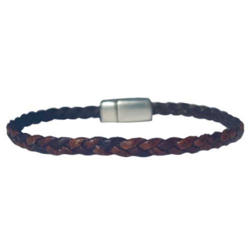 The Essence of Silver – Großhandel Gewebtes/geflochtenes Armband – Herren Geflochtenes Lederarmband Damen Armband Akzent2