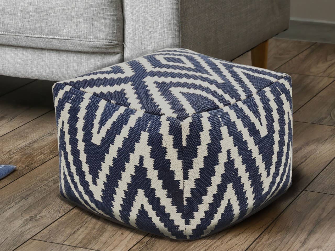 Voglrieder - Wholesale Pouf - Footstool 55 x 37 x 55 cm Pouf Kilim Bode57
