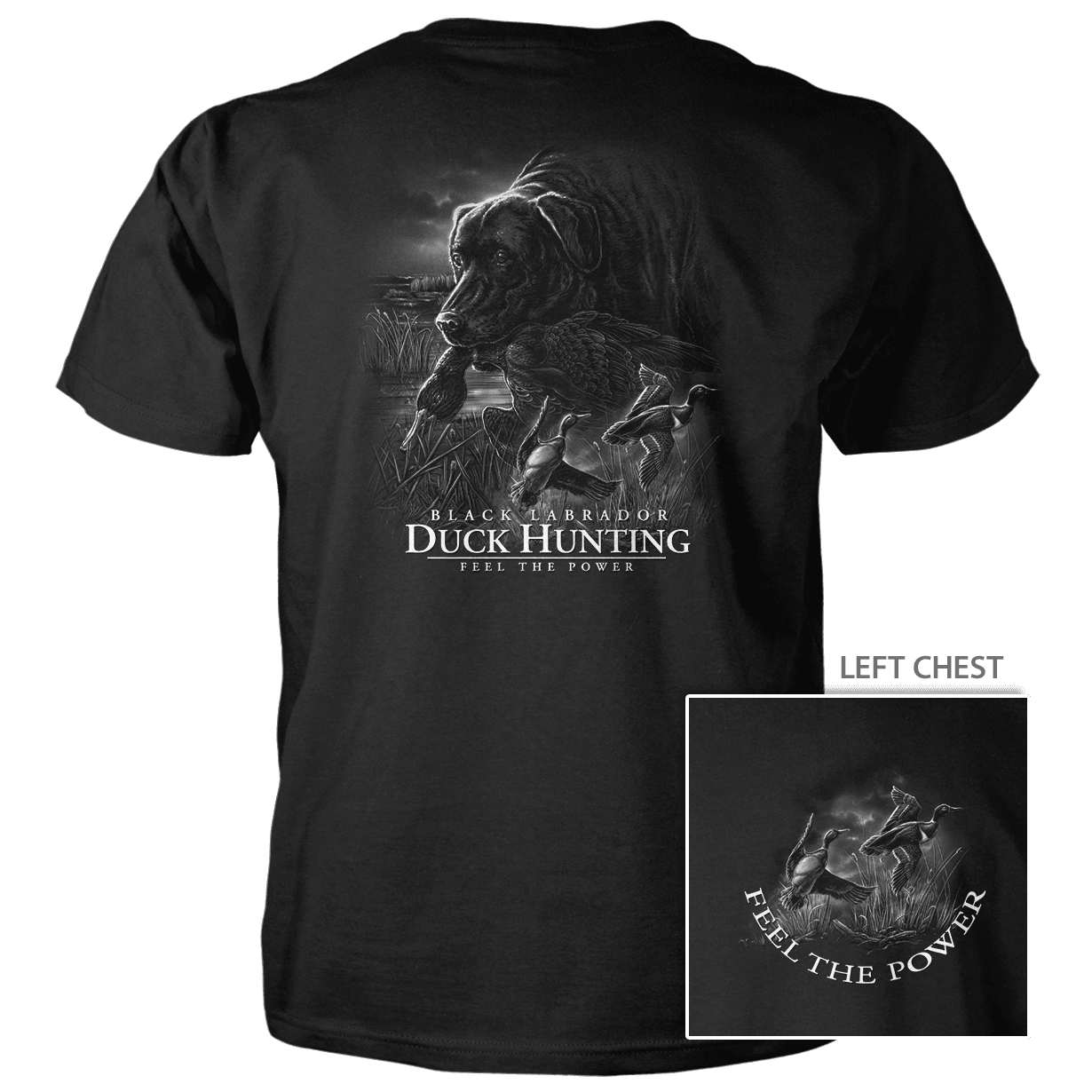 Old Country Outfitters - Vendita all'ingrosso Maglietta serigrafata - Unisex - Maglietta in cotone da 4,5 oz FTP Lab Duck Hunting1