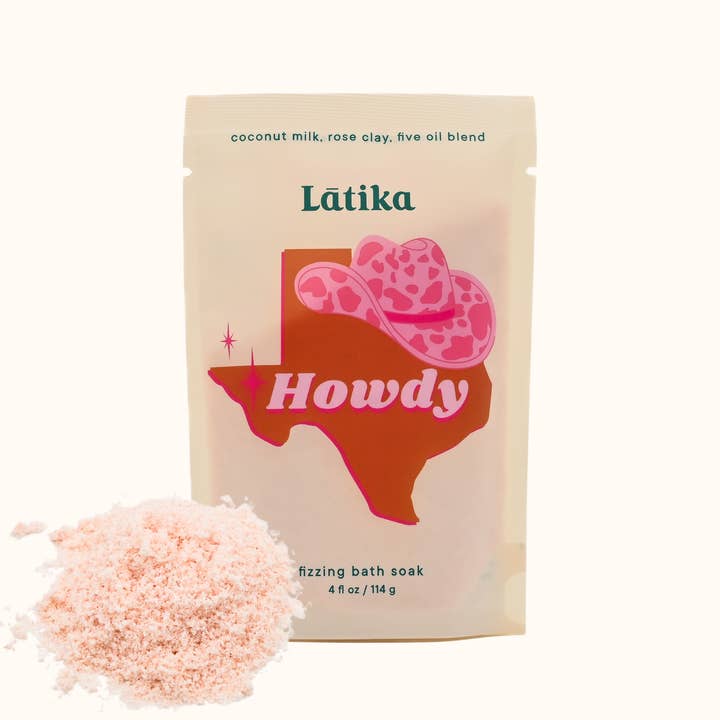 Latika Beauty - Wholesale Bath Soak/Milk - Howdy 🤠 Fizzing Epsom Bath Soak 🛁👢
