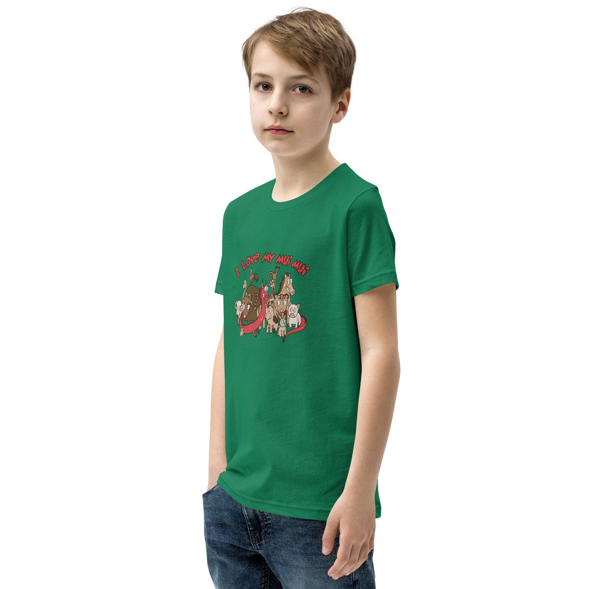 1st Generation SF - Wholesale Screen Printed T-Shirt - Kids - Youth- I Love My Mui Mui23