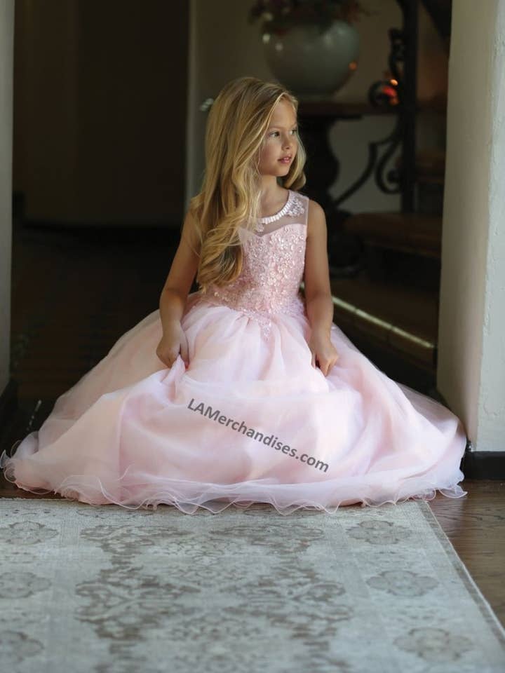 Robe sans manches à sequins et en maille brodée - DR5241 pour la vente par LA Merchandise