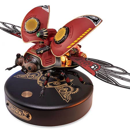 MI02 Scout Beetle ROKR 3D Puzzles ABS Electric Insect Metal for wholesale by Robotime