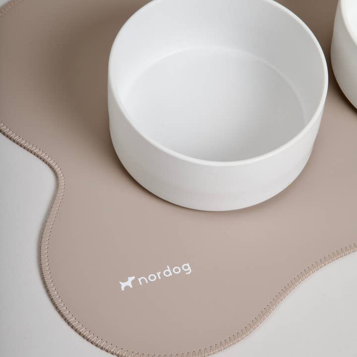 Nordog - Wholesale Pet Food Mat - Dog - Placemat for dog bowls (cappuccino)12