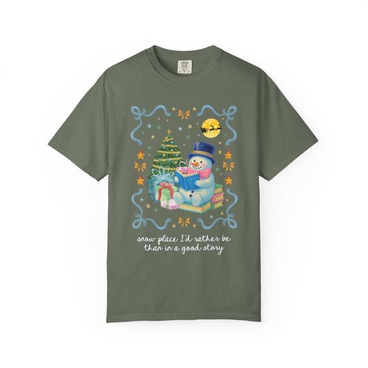Bookish Christmas T-Shirt for wholesale by Opal and June