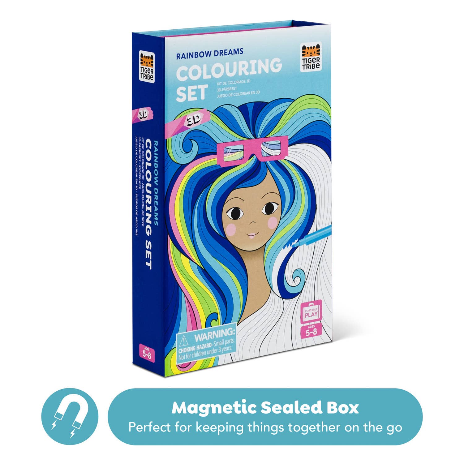 Tiger Tribe - Wholesale Coloring & Activity Book - Kids & Baby - 3D Coloring Set - Rainbow Dreams5