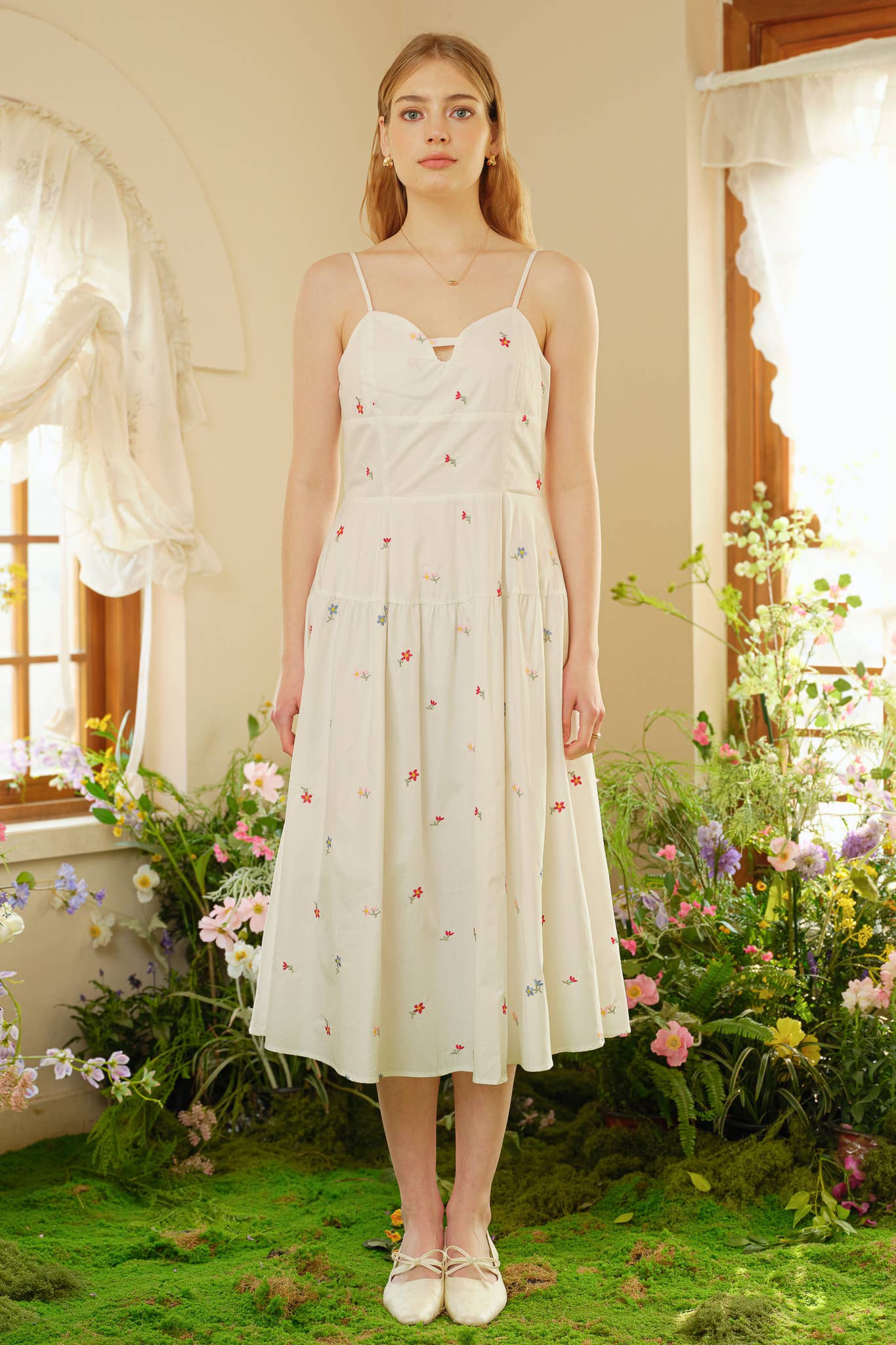 ROSIE POSIE - Wholesale Dress - Women's - RP2294 - Cotton Embroidered Dress1