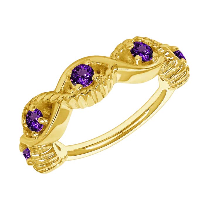 Anello Senza Giunture Estella – Cluster di Gemme Radianti in Oro 14K per la vendita all'ingrosso da parte di Piercing-zone