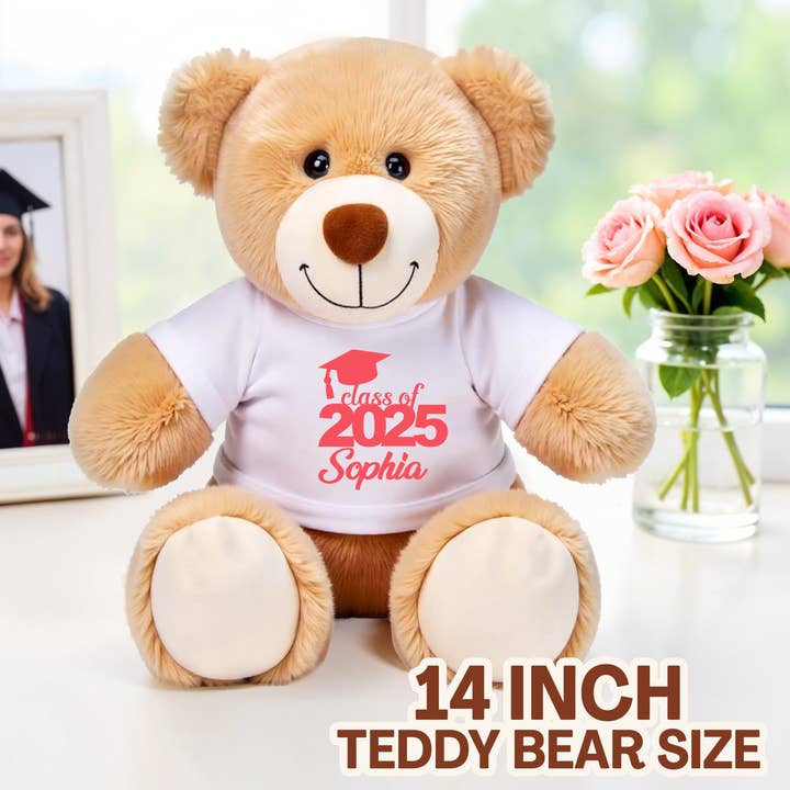 Gradzo - Wholesale Stuffed/Plush Toy - Kids & Baby - Personalized Graduation Teddy Bear – 14"