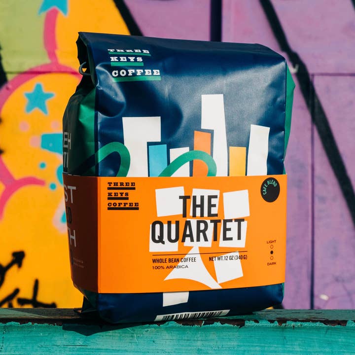 Three Keys Coffee - Wholesale Coffee Beans - The Quartet - Cafe Blend0