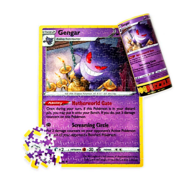 Rompecabezas de Cartas de Pokémon Gengar para venta al por mayor de Lucky Mfg. Co.