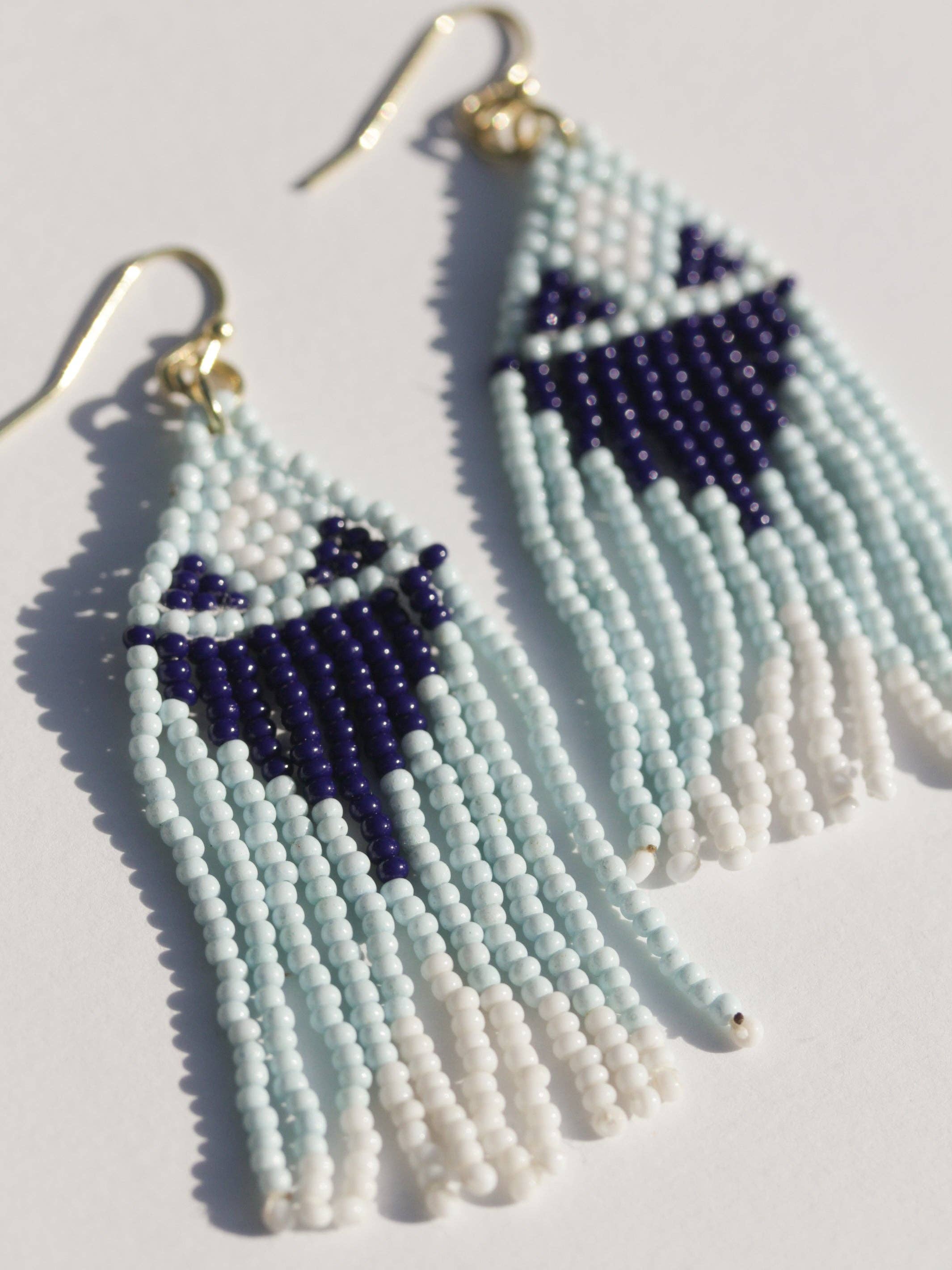 Rover & Kin - Wholesale Tassel Earrings - Beaded Fringe Earrings - Seascape2