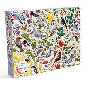 Cavallini & Co. Flower Garden 1000 Piece Puzzle — Two Hands Paperie