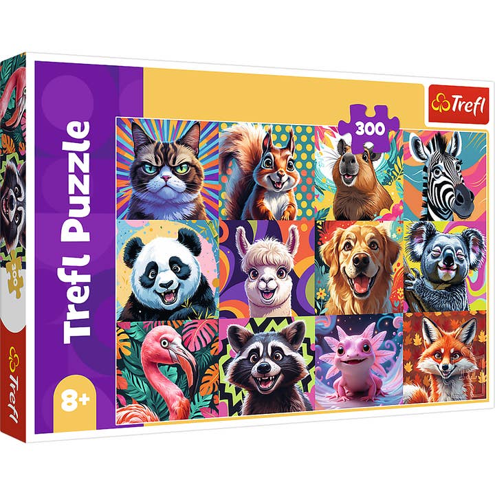 Trefl Kids Portraits d'Animaux Amusants Puzzle de 300 Pièces pour la vente par Trefl USA