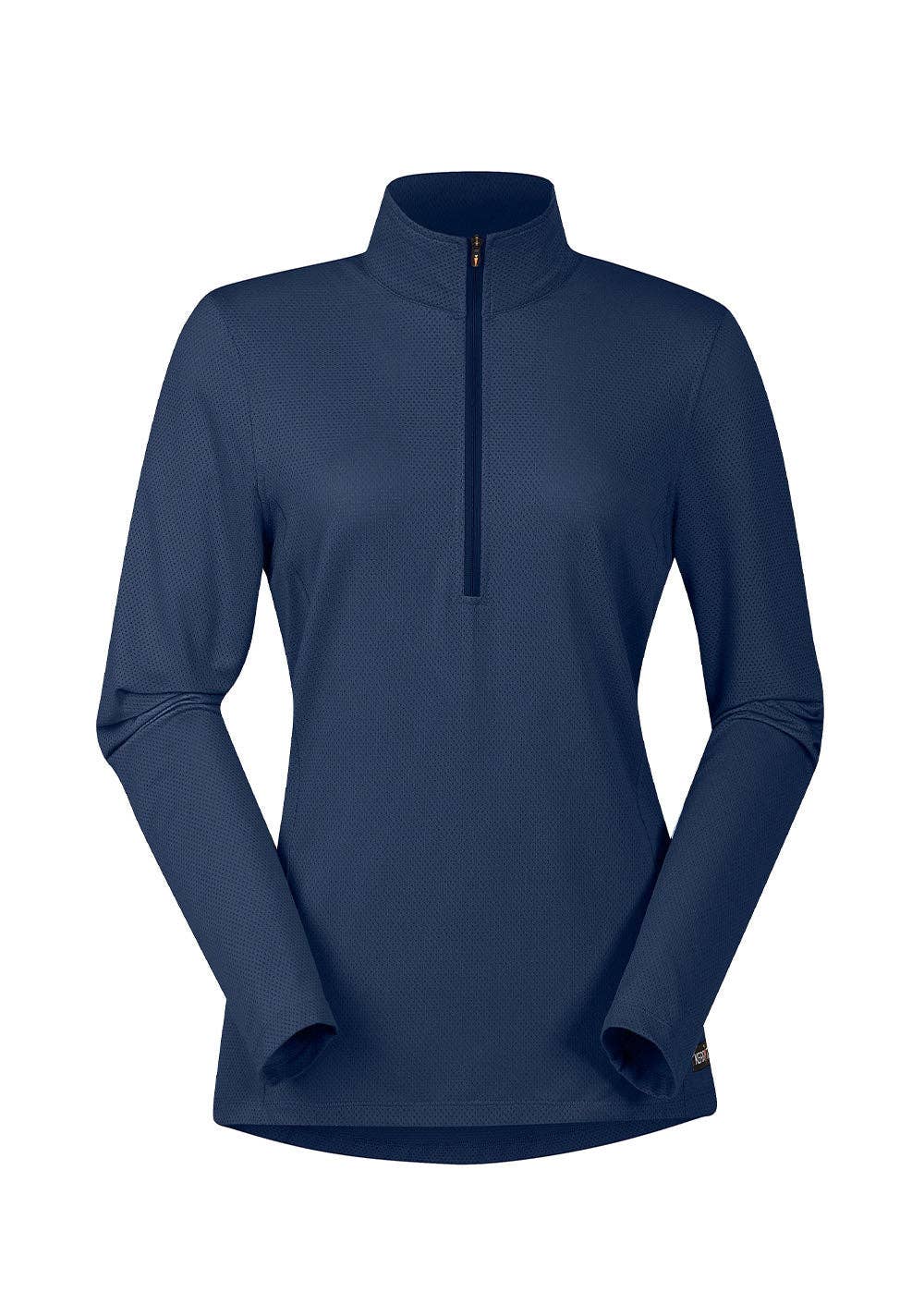 JPC Equestrian - Vente Haut de sport – femme - Chemise d'équitation à manches longues unie Ice Fil Lite pour femmes Kerrits3