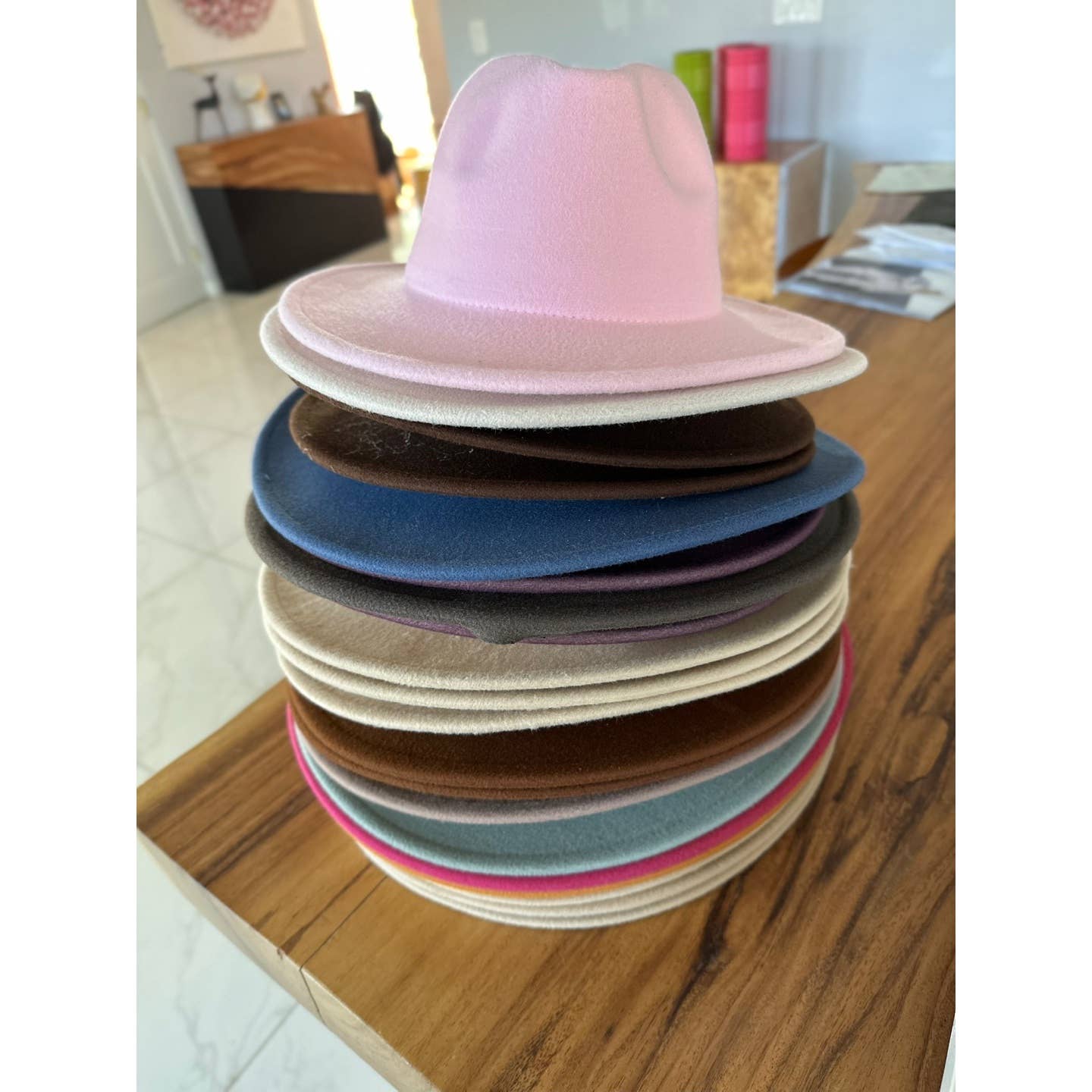 One and Only Accessories - Wholesale Fedora - Women's - Painting or decorating hats-12- Pcs Assorted Packs1