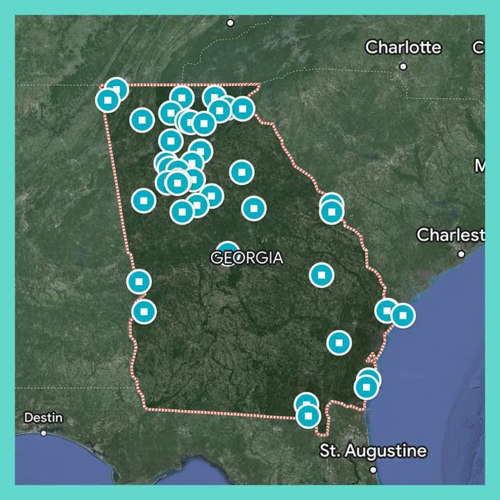 Reach International Outfitters - Wholesale Card Game - Georgia Adventure Bucket List2