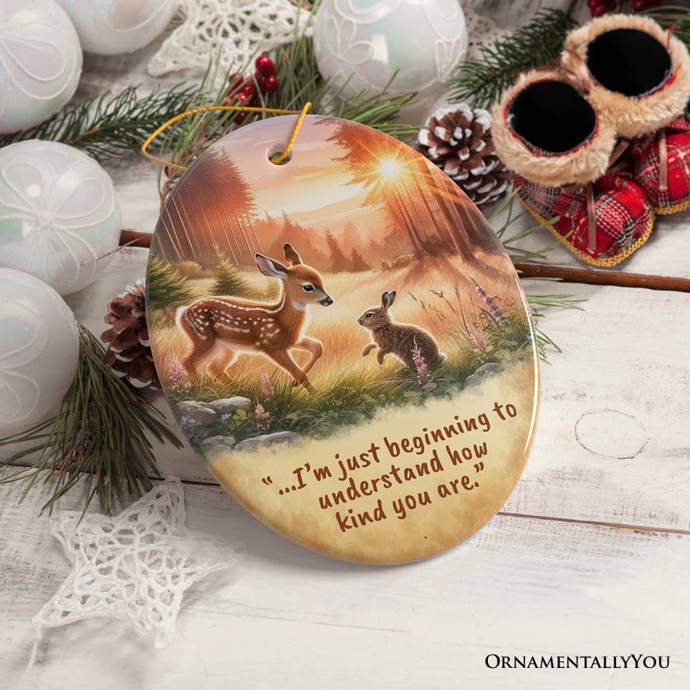 OrnamentallyYou - Wholesale Ornament - Kindness in Your Heart Ornament, Bambi's Gentle Lesson Gift5