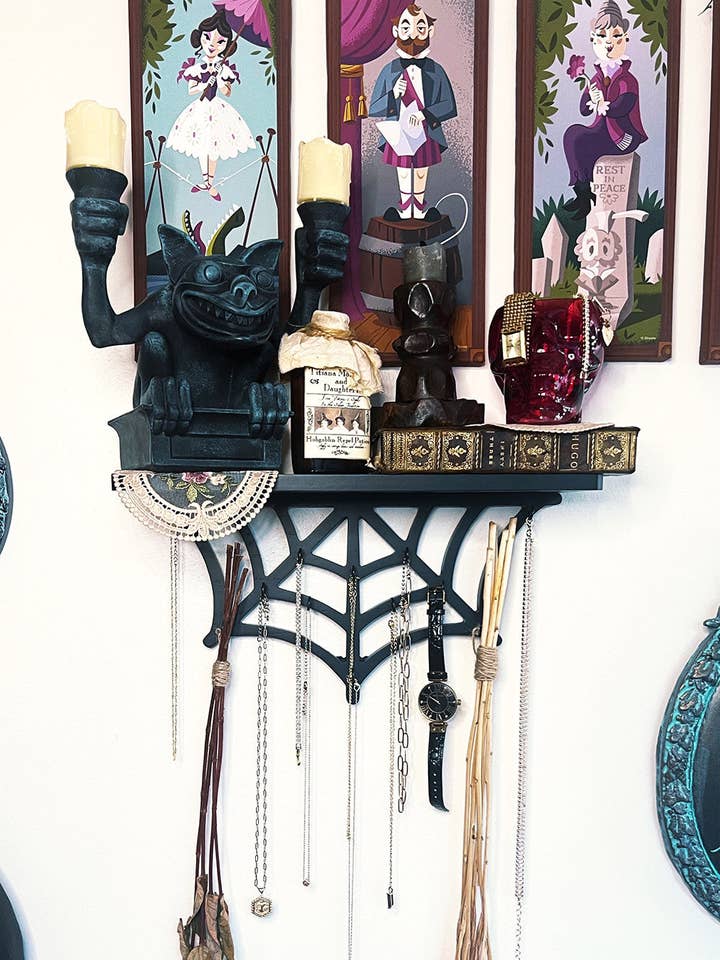 Spiderweb Jewelry Display Shelf for wholesale by vampirefreaks