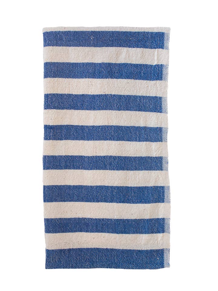 Chambray Stripe Hand Towel for wholesale by kd weave
