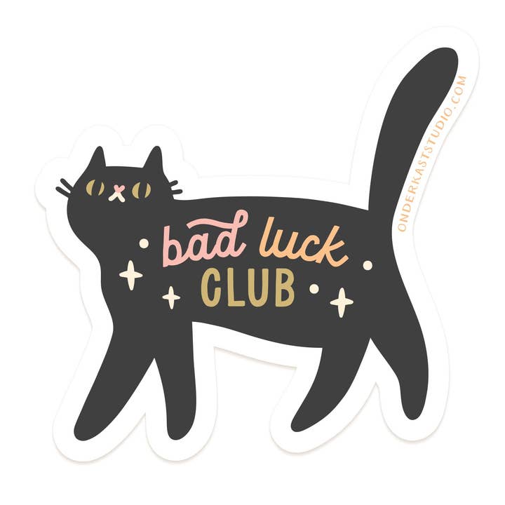 Bad Luck Club Sticker for wholesale by Easyhand Goods – formerly Onderkast