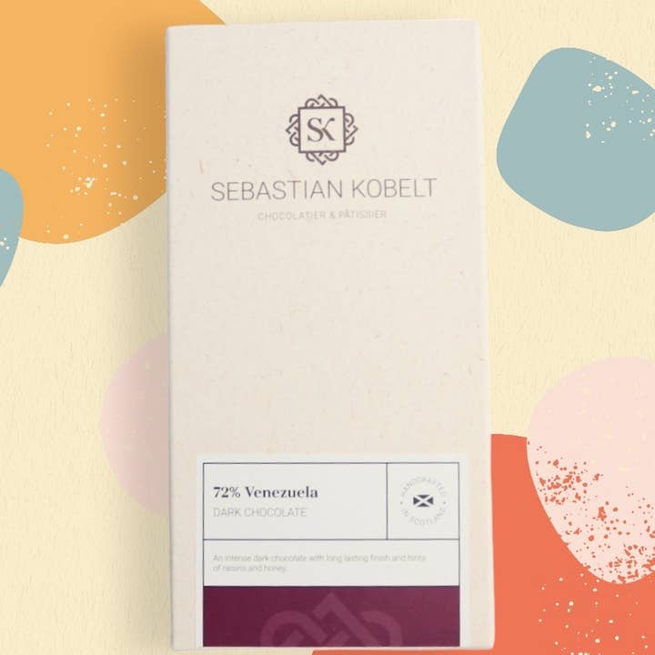 72% Venezuela mørk chokolade for engroshandel hos Sebastian Kobelt Chocolatier