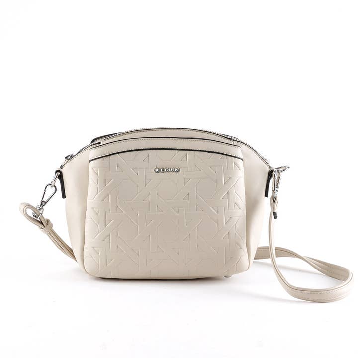 Crossbody Bag for Women Erium with Embossed Texture for wholesale by ERIUM - Bags and Accessories