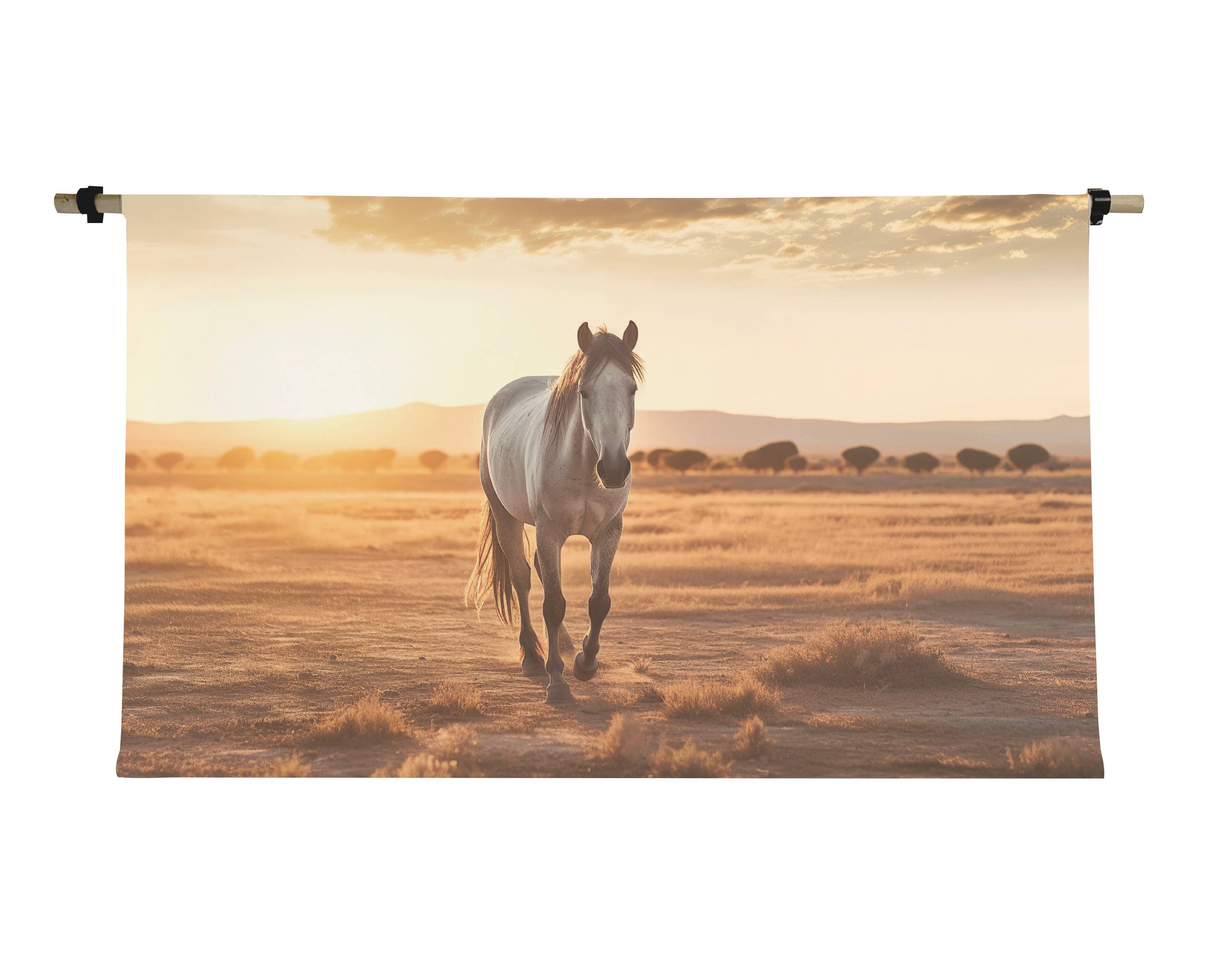 Brayden and Brooks – Impressão artística por atacado – Prelhos de tela horizontais de 6'x3'25