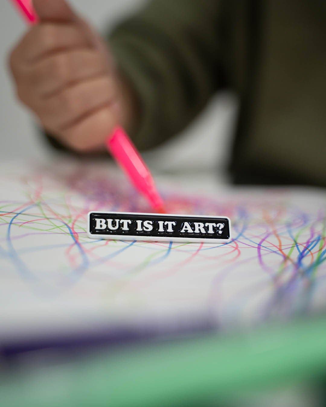 Pin Museum - Wholesale Lapel Pin/Button - But Is It Art? • Enamel Pin2