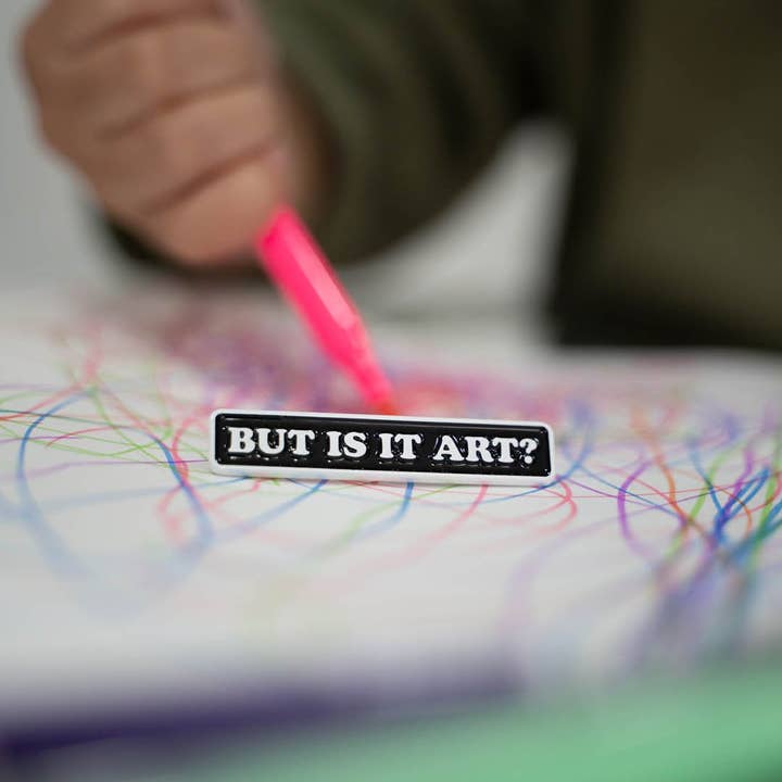 Pin Museum - Wholesale Lapel Pin/Button - But Is It Art? • Enamel Pin2