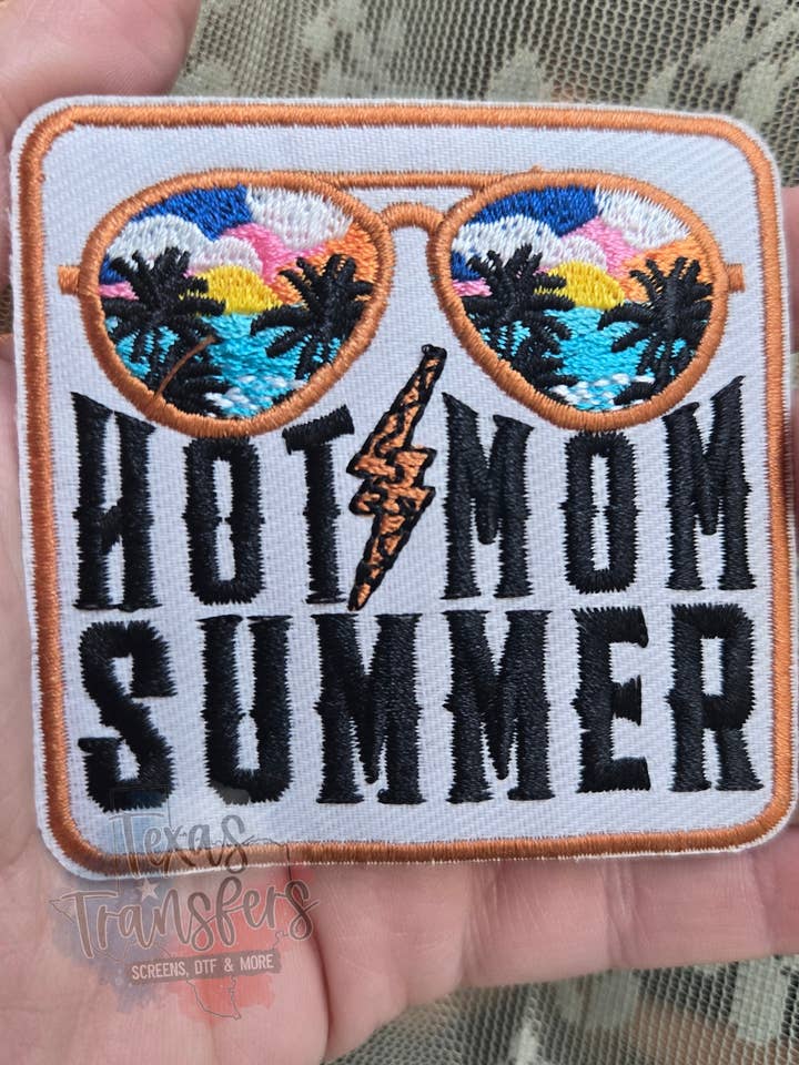 Hot Mom Summer strygemærke for engroshandel hos Texas Transfers
