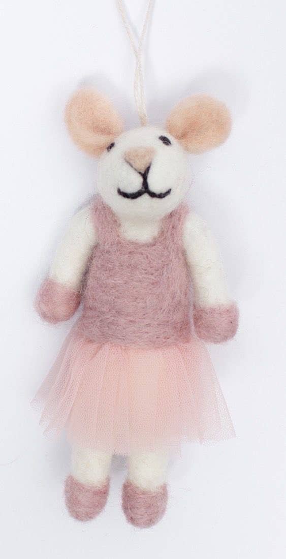 cerruti home - Vente Objets de décoration - Décoration « Ballerina Mouse Frances » en feutre faite à la main4