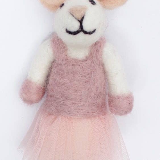 cerruti home - Vente Objets de décoration - Décoration « Ballerina Mouse Frances » en feutre faite à la main4