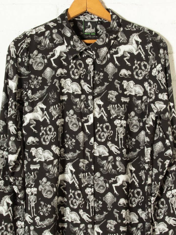 Pretty Snake - Wholesale Dress - Women's - Freak of Nature Shirt Dress Black