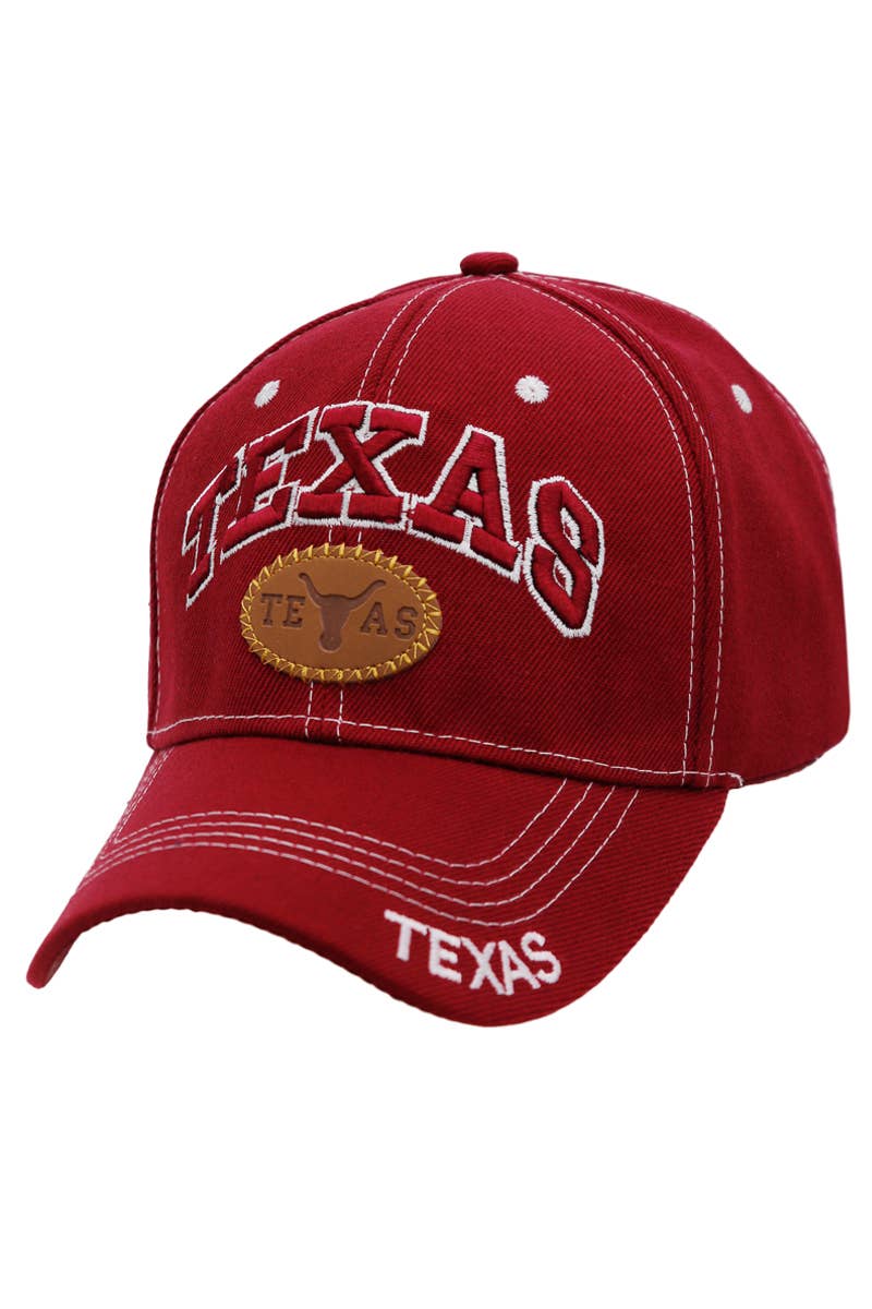 Cap Zone - Wholesale Baseball Cap - Unisex - Texas Arc Logo Contrast Stitched Baseball Cap10