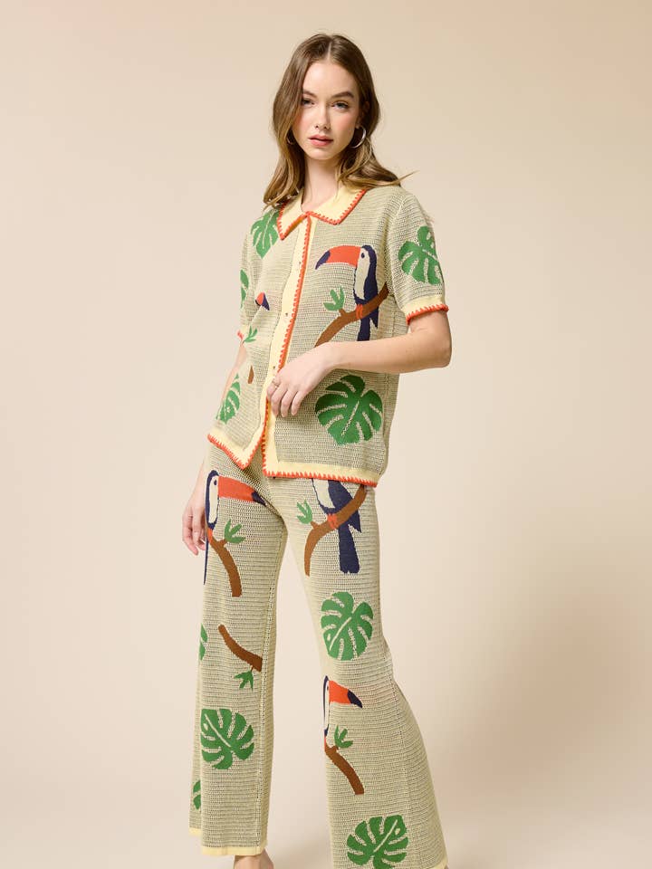 Palm Atelier Sweater Pants for wholesale by FLAT WHITE