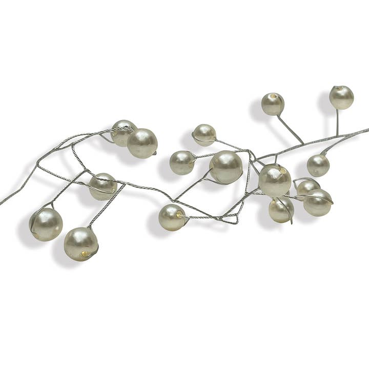 Pearl gold LED ball garland battery-operated 1.5M 80L and other Purchase Wholesale mini led lights. Free Returns & Net 60 Terms on Faire trending on Faire.